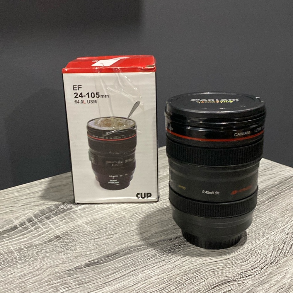 Camera Lens - Coffee Cup